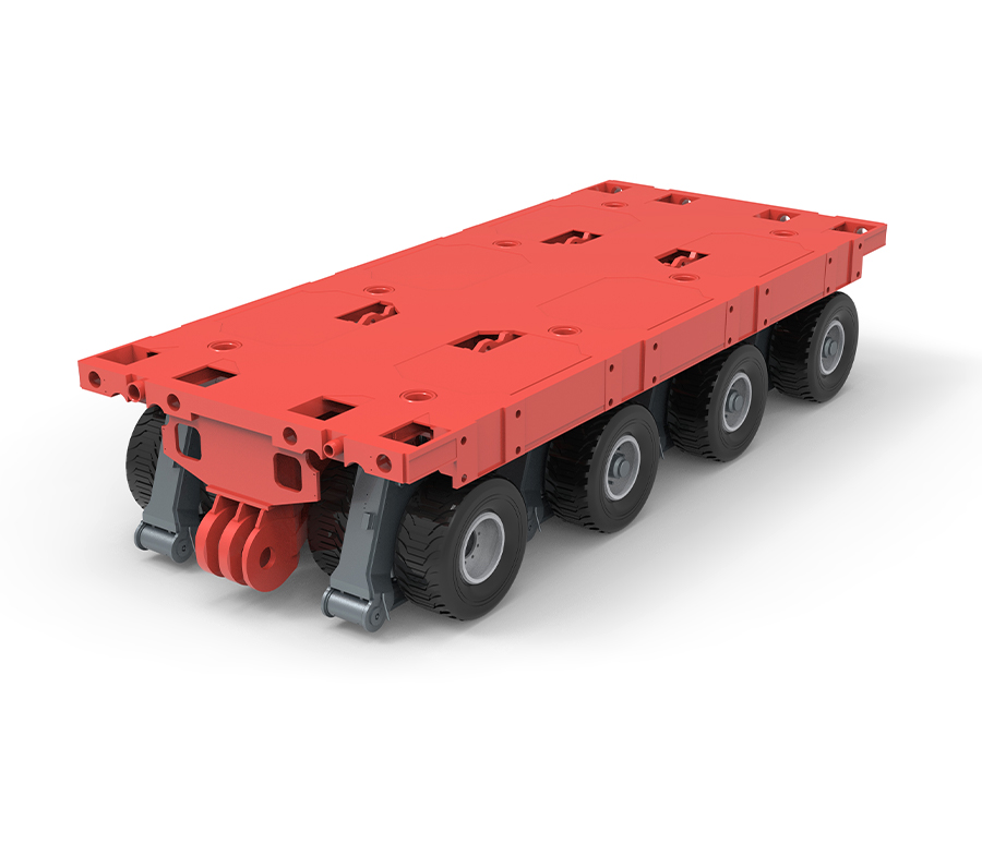 حمل و نقل مدولار خودکششی KTSP-4 با 4 محور (SPMT)