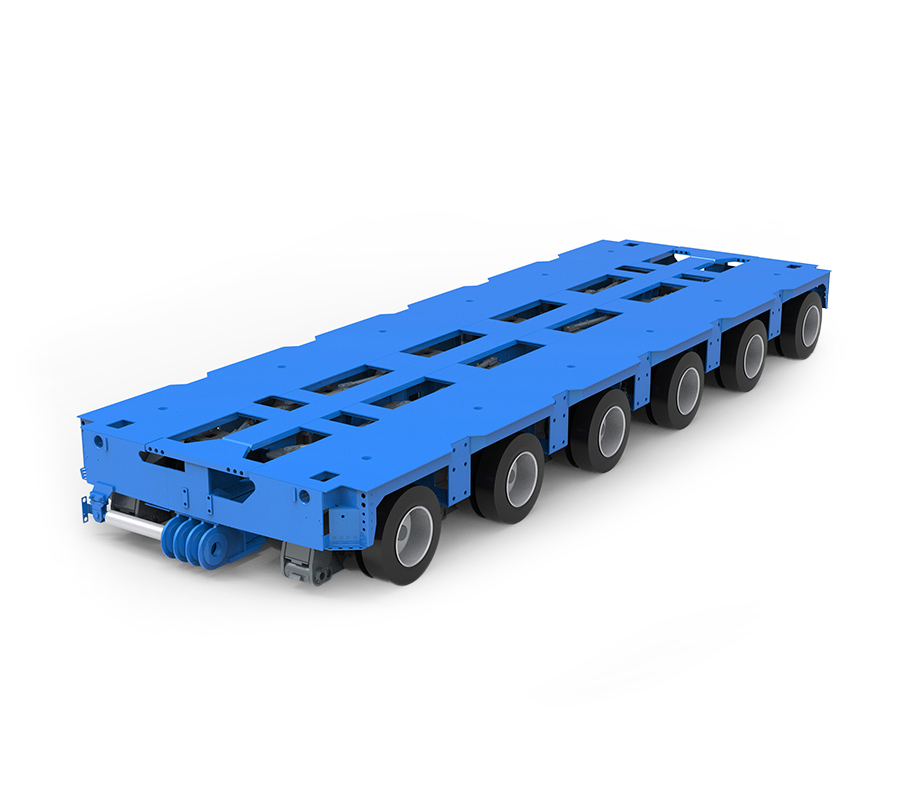تریلر خطی محور هیدرولیک KTG-6 با 6 محور (SPT)